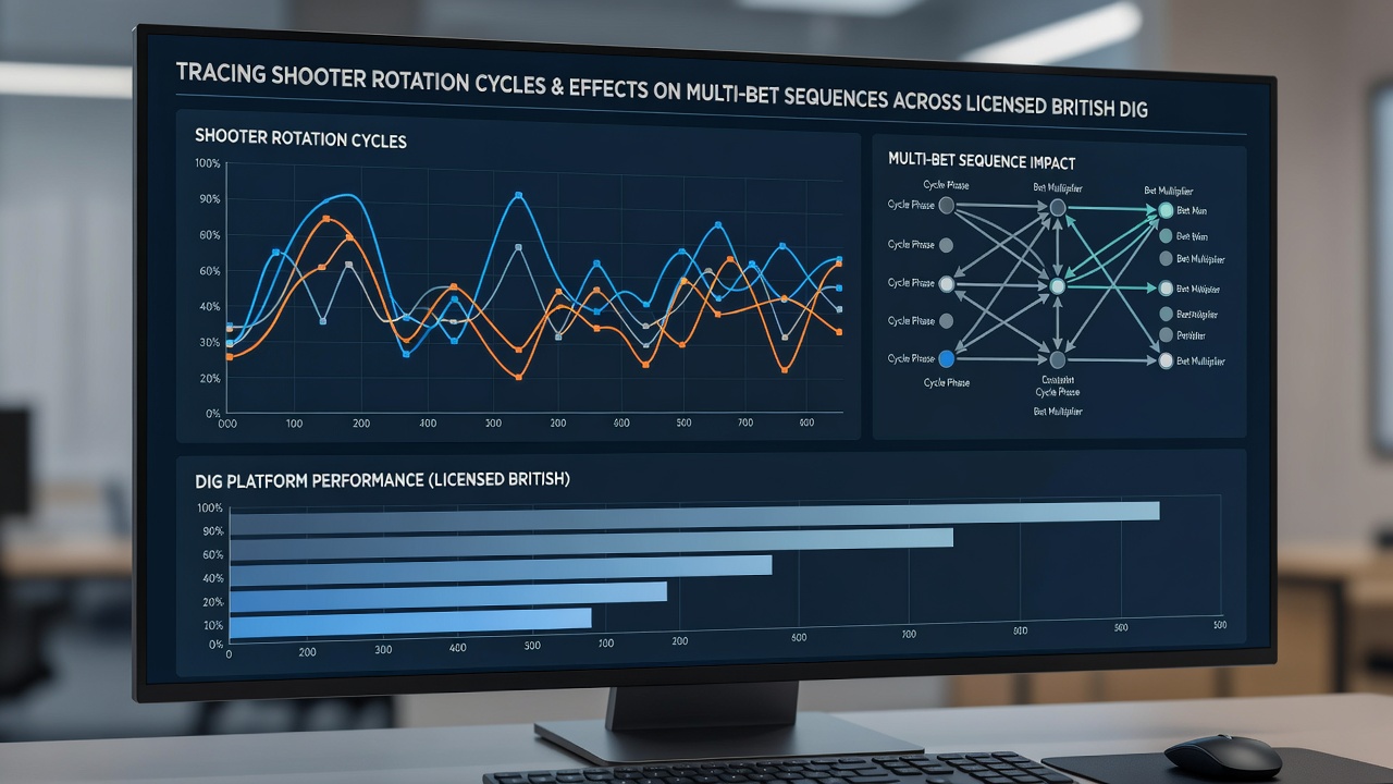 Screenshot of multi-bet sequence tracking during shooter rotation on a licensed British digital dice platform
